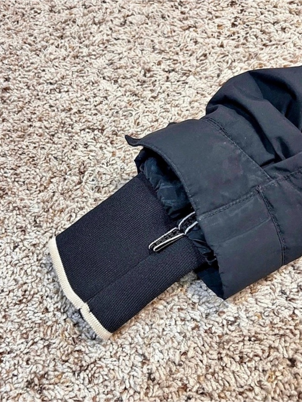 Section Vintage MFM Snowboard Coat Jacket With Hood Rare Black XL Performance - Picture 10 of 13